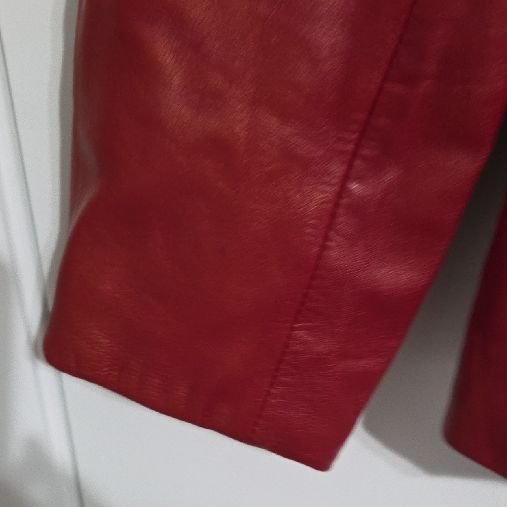 Alfani Cherry Leather Jacket - image 5